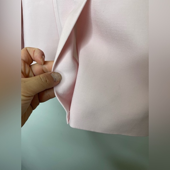 Banana Republic Powder Pink Long And Lean Wool Blazer 2 Single Breast Like new - Picture 9 of 13